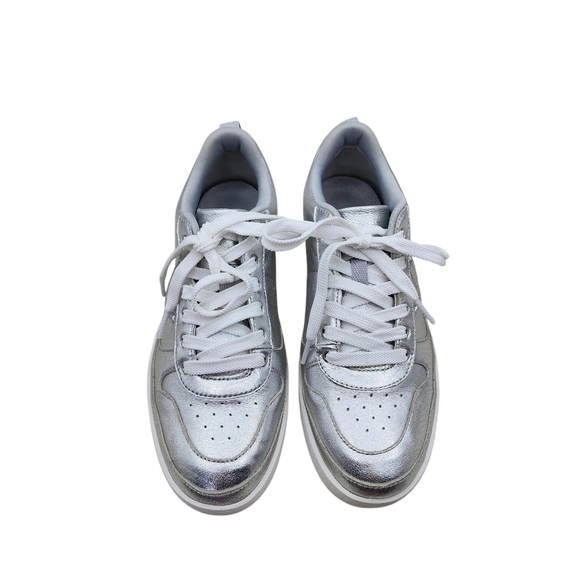 Vionic Women's Silver Metallic Elise Walking Sneakers Size 8 - Picture 3 of 9